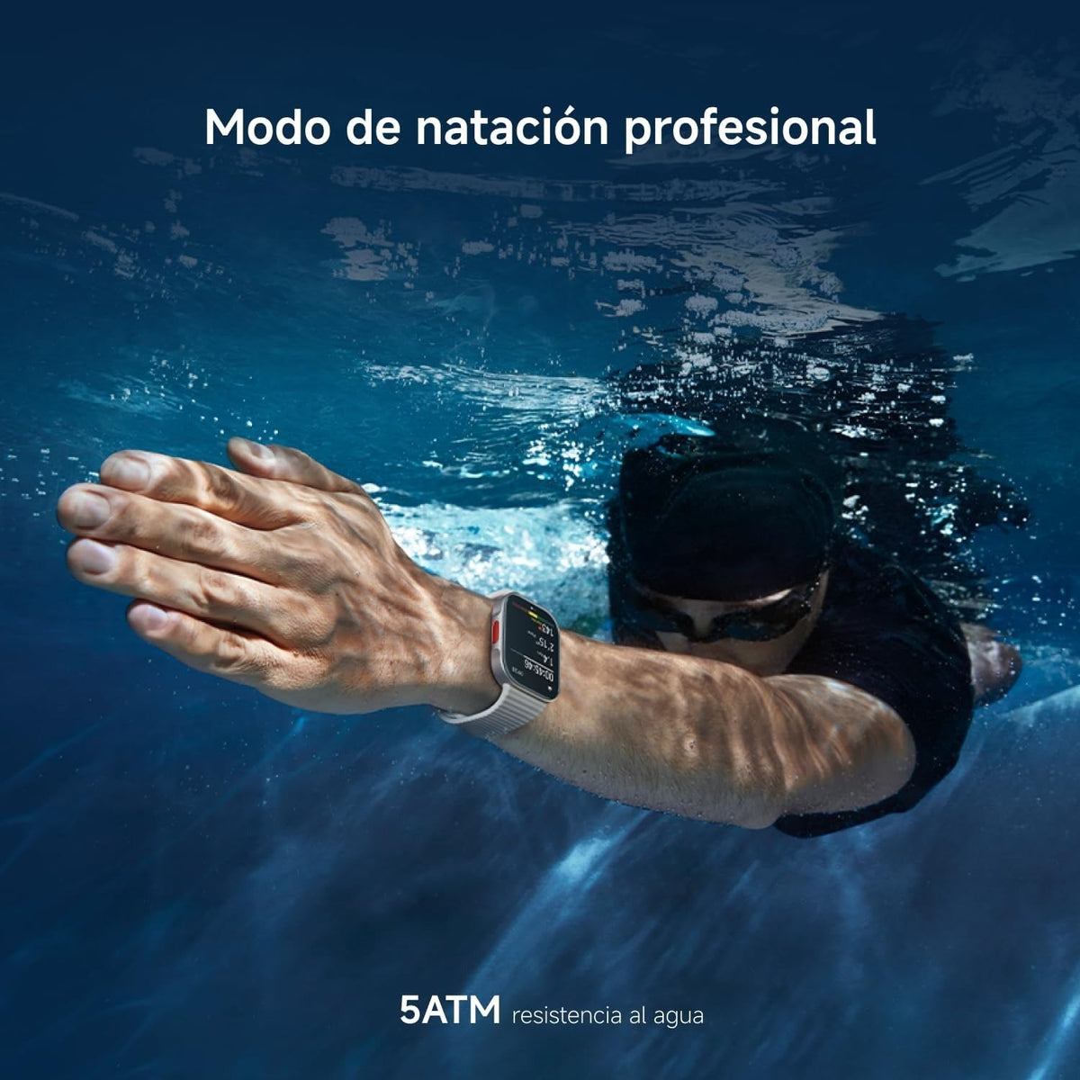 Smartwatch resistente al agua para natación