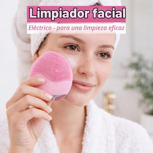 Limpieza facial con el cepillo sónico