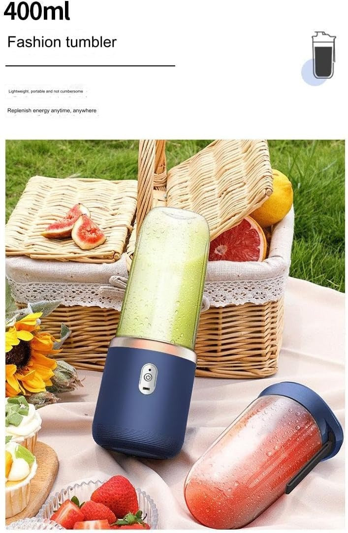 Batidora portátil en un picnic